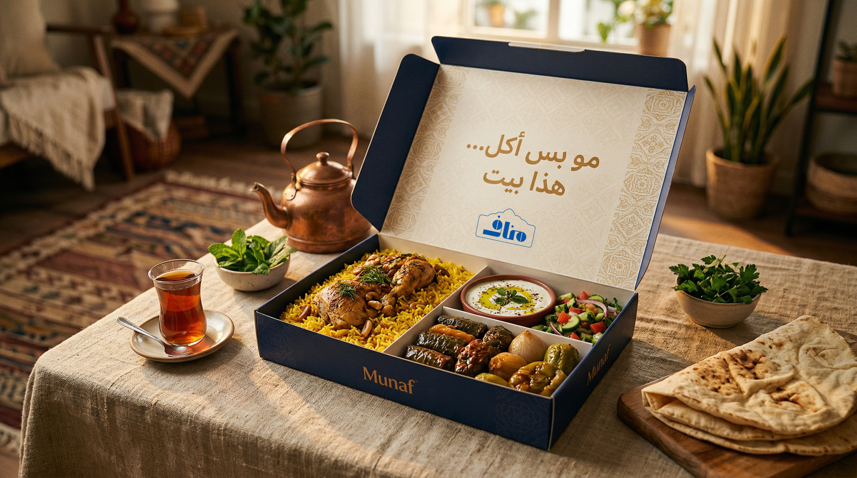 صندوق وجبة مناف في جو بيتي